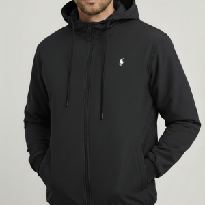 Black Hoodie Jacket for Men