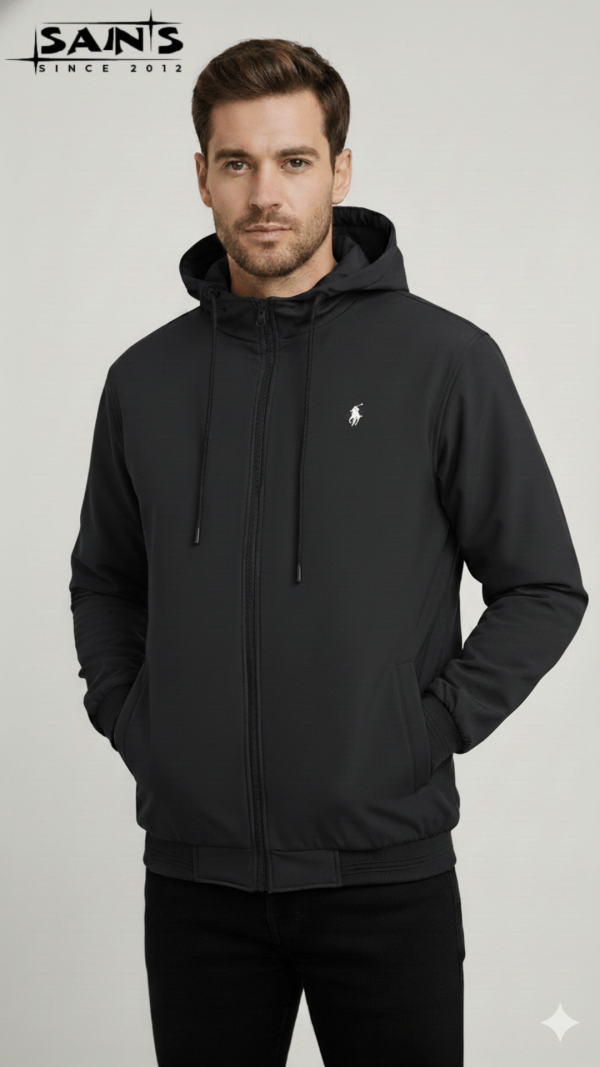 Black Hoodie Jacket for Men