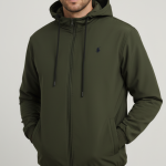 Green Hoodie Jacket for Men