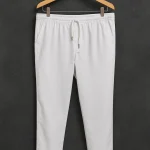 Men’s Wrinkle-Free Trouser – White