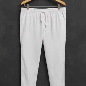 Men’s Wrinkle-Free Trouser – White