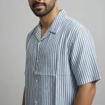 blue stripe shirt