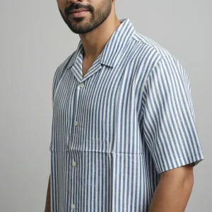 blue stripe shirt