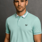 Double PK Polo T-Shirt – Mint Green