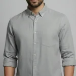 Premium Export-Quality Men’s Shirt – Grey