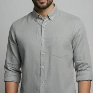 Premium Export-Quality Men’s Shirt – Grey