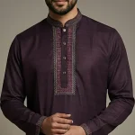 Eid Special – Premium Panjabi - Burgundy