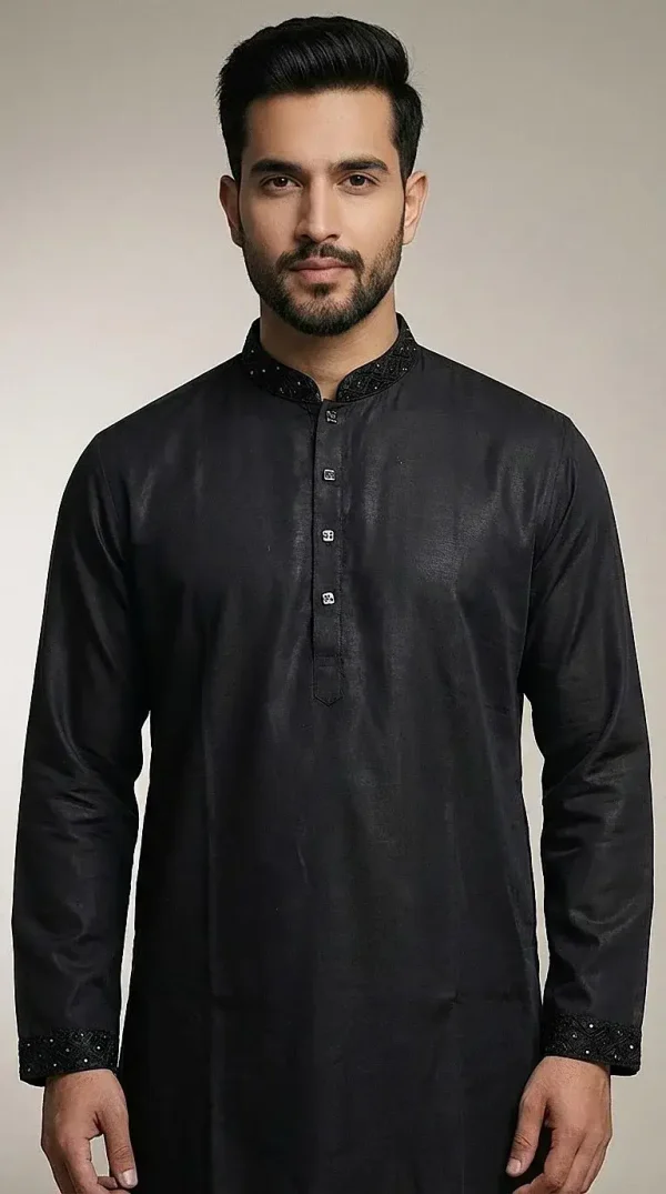 Eid Special Panjabi – Premium Collection - Carbon Black