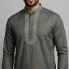 Eid Special Panjabi – Premium Collection - Dusty Olive