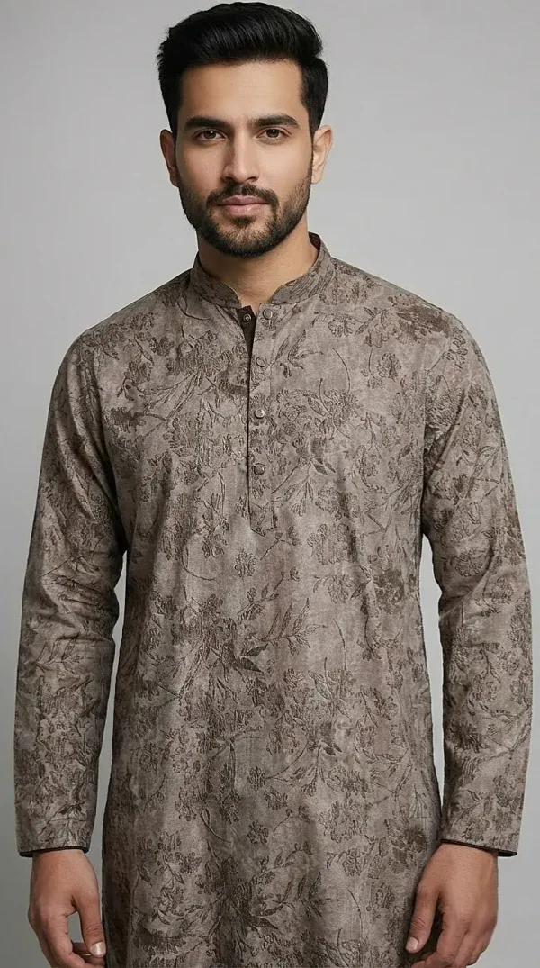 Eid Premium Panjabi – Light Sand