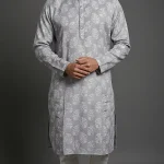 Eid Special – Premium Panjabi - Pale Slate
