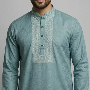 Eid Special Panjabi – Premium Collection - Pearl Aqua
