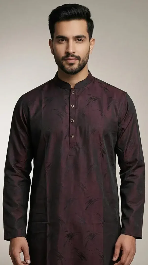 Eid Special Panjabi – Premium Collection - Rich Mahogany
