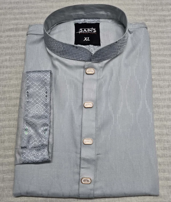 Eid Premium Panjabi 2026- Silver Img 1