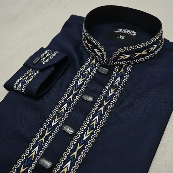 Eid Special – Premium Panjabi - Twilight Indigo