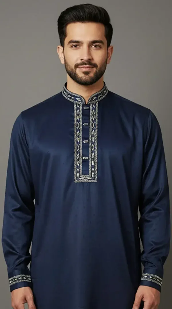 Eid Special – Premium Panjabi - Twilight Indigo
