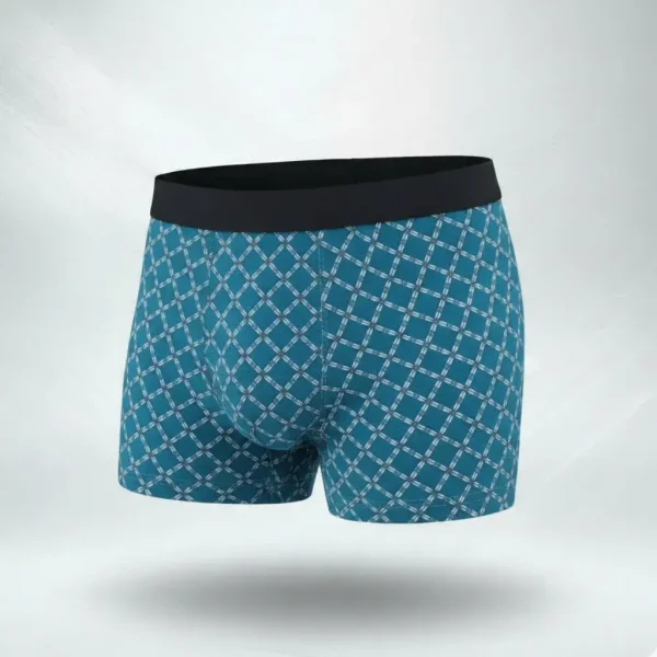 Men’s Boxer – Cyan AOP