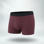 Men's Boxer – Maroon AOP