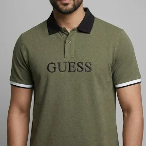 Olive Polo Shirt for Men