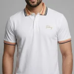 White Polo Shirt for Men