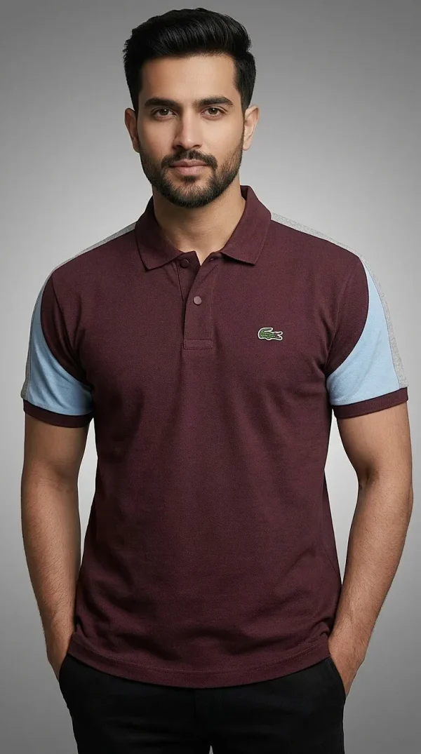Burgundy Polo Shirt for Men