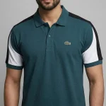 Teal Blue Polo Shirt for Men