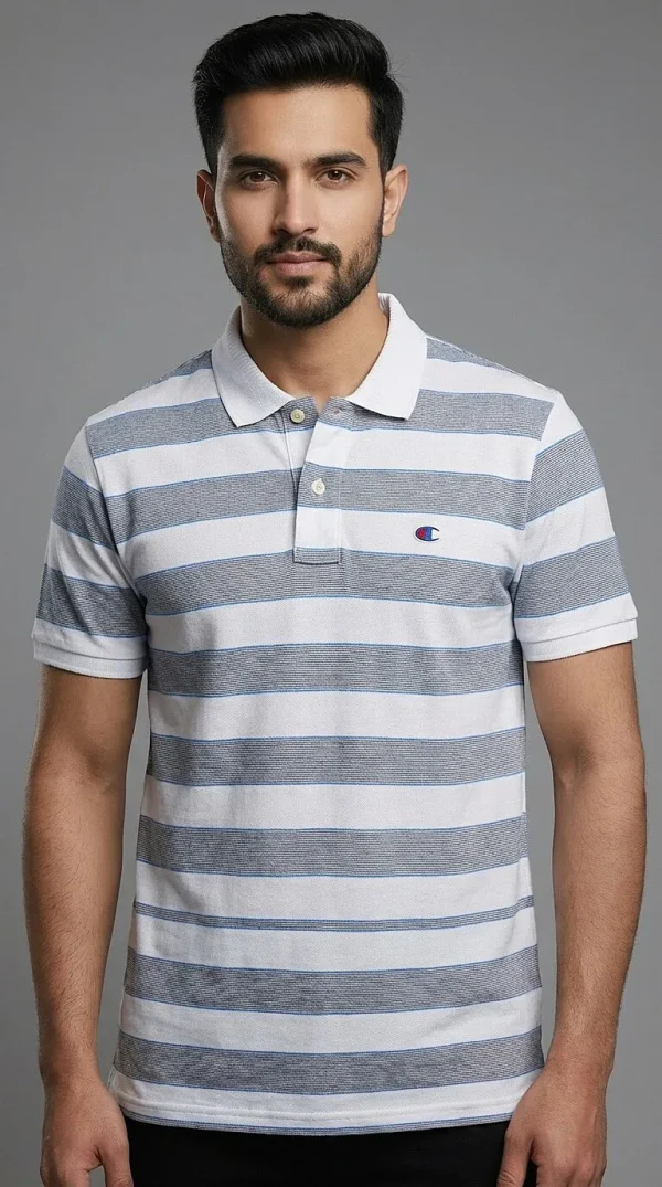 White Polo T-Shirt for Men